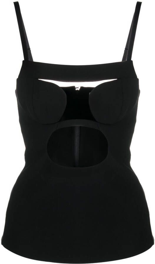 Nensi Dojaka Stretch top Zwart