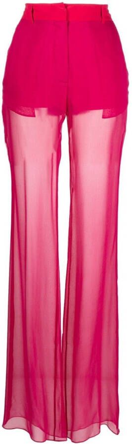 Nensi Dojaka Flared broek Roze