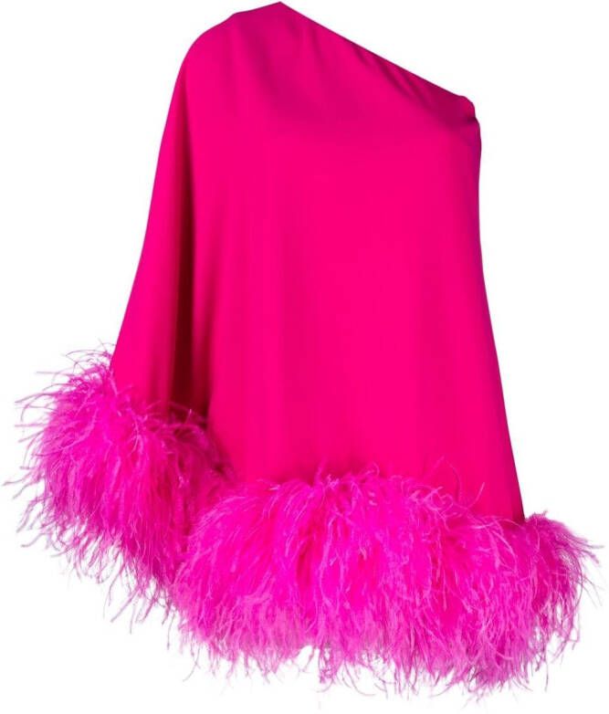 The New Arrivals Ilkyaz Ozel Asymmetrische midi-jurk Roze