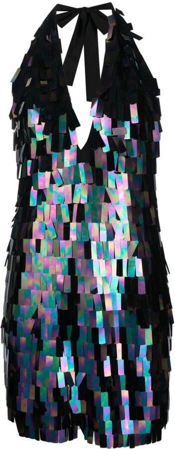 The New Arrivals Ilkyaz Ozel Mini-jurk met pailletten Zwart