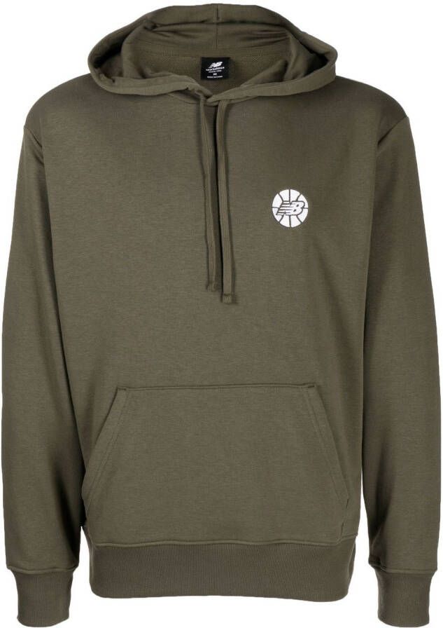 New Balance T-shirt met logoprint Grijs