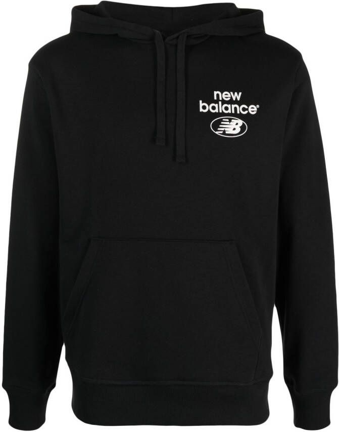 New Balance T-shirt met logoprint Zwart