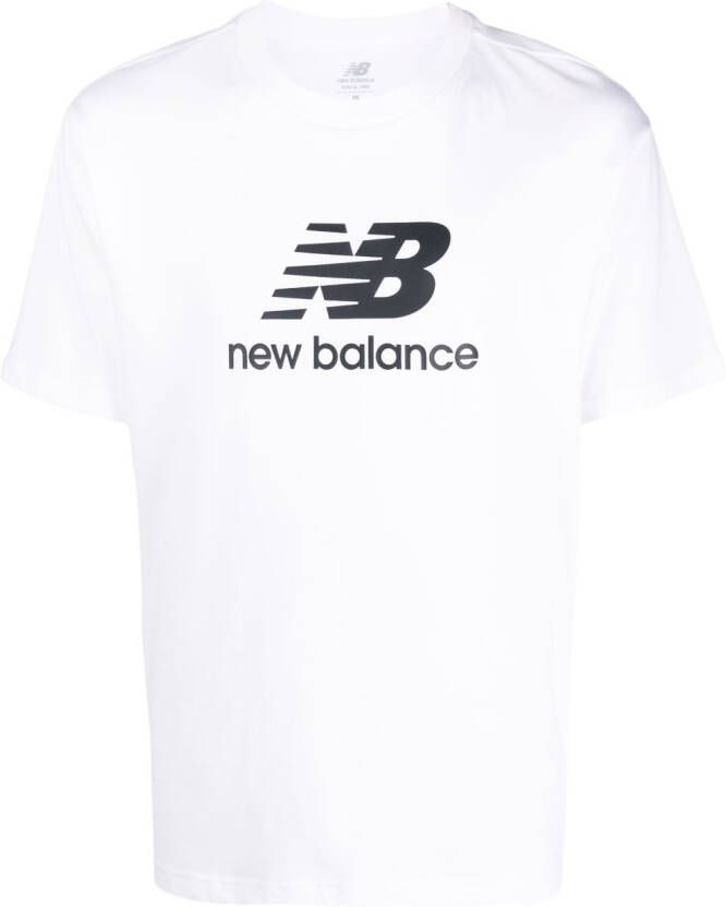 New Balance T-shirt met logoprint Zwart