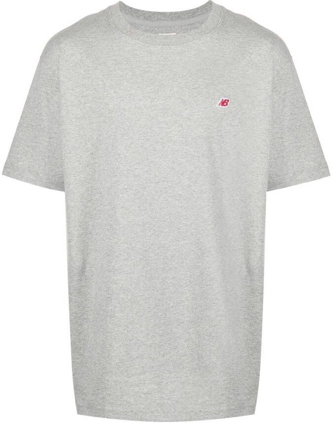 New Balance T-shirt met korte mouwen Grijs