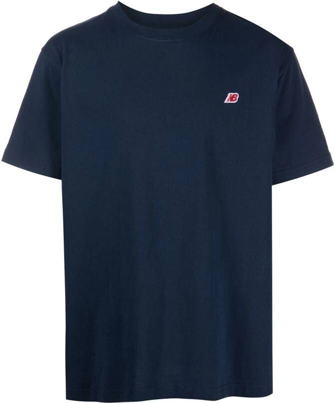 New Balance T-shirt met korte mouwen Grijs