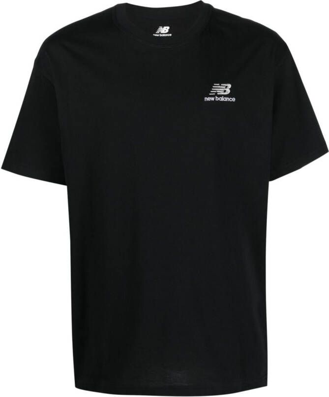 New Balance T-shirt met logoprint Zwart