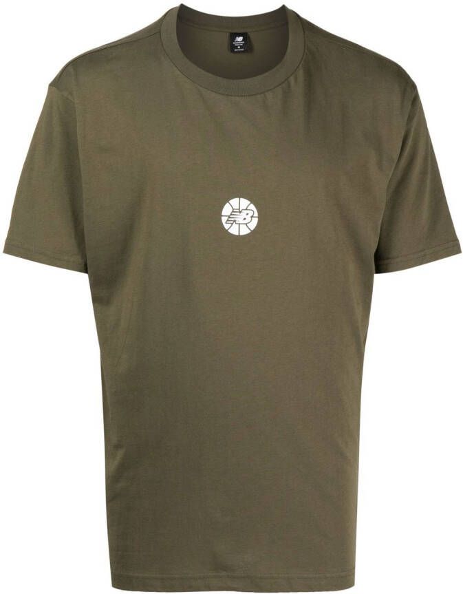 New Balance T-shirt met print Groen