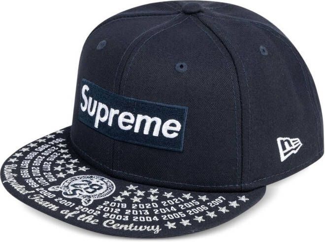 NEW ERA CAP x Supreme pet Blauw