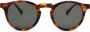 Nialaya Jewelry Zonnebril met rond montuur Bruin - Thumbnail 1