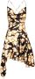 Nicholas Jurk met bloemenprint Zwart - Thumbnail 1
