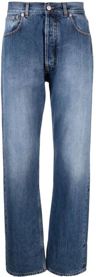 Nick Fouquet Broek met geborduurd detail Blauw