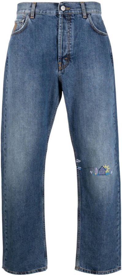 Nick Fouquet Straight jeans Blauw