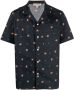 Nick Fouquet Overhemd met print Blauw - Thumbnail 1