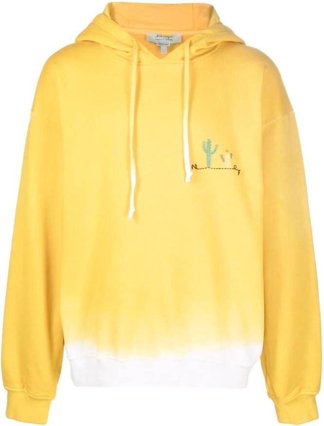 Nick Fouquet Hoodie met borduurwerk Geel