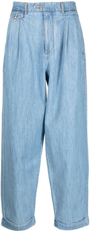 Nick Fouquet Ruimvallende jeans Blauw