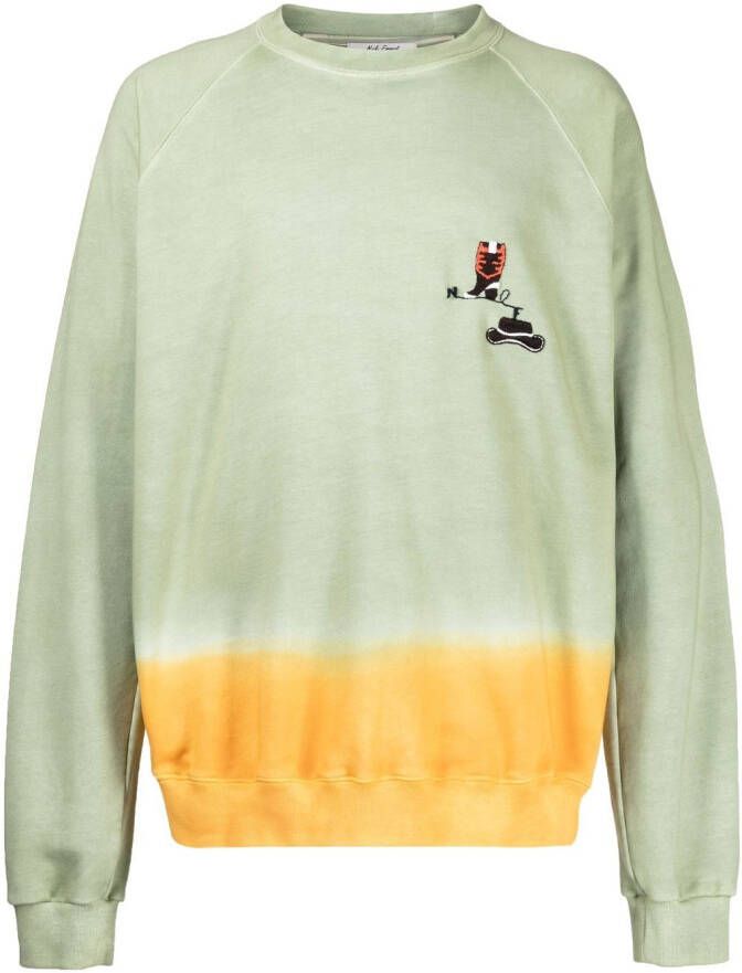 Nick Fouquet Sweater met borduurwerk Groen