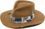 Nick Fouquet Wollen fedora hoed Bruin - Thumbnail 1