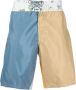 Nick Fouquet x Birdwell shorts met vlakken Blauw - Thumbnail 1