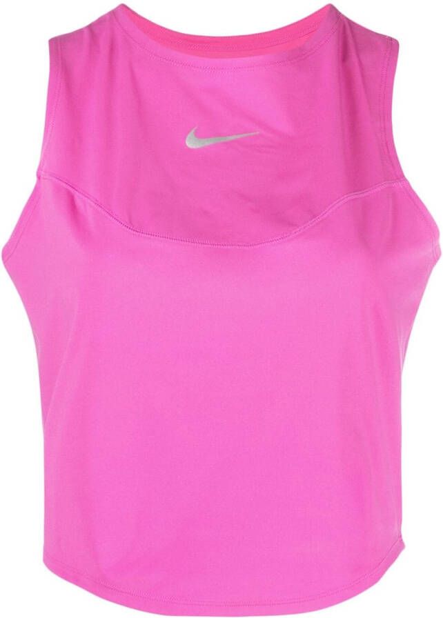 Nike Cropped tanktop Roze