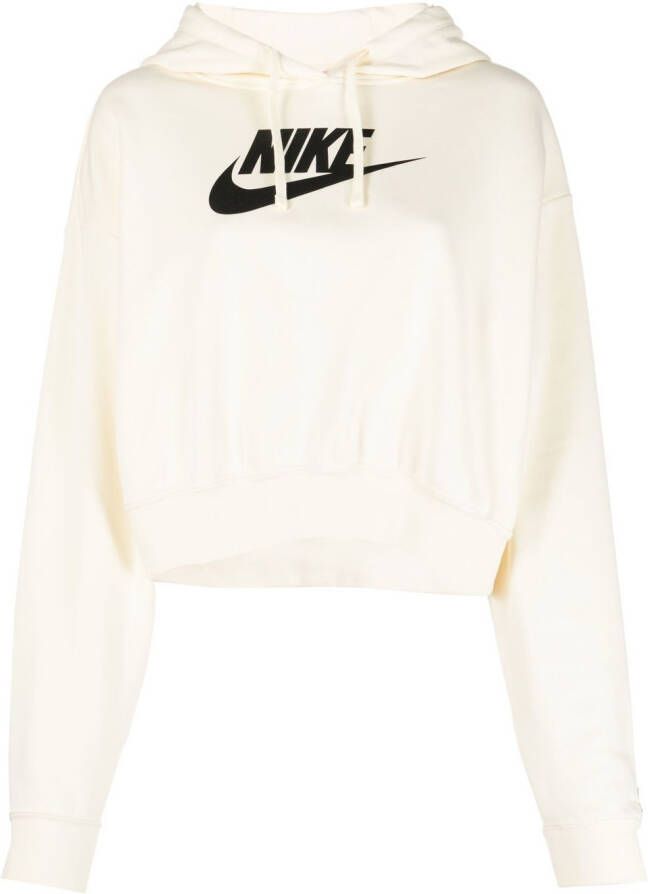 Nike Trainingsbroek met geborduurd logo Beige