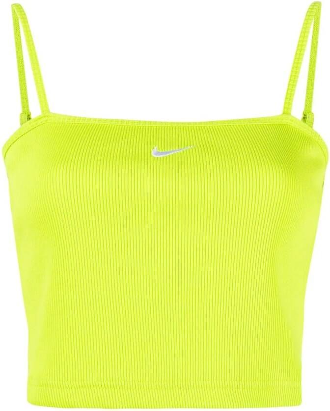 Nike Hoodie met geborduurde bloe Groen