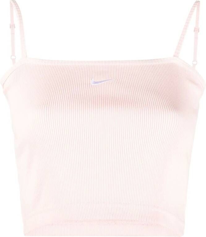 Nike Cropped tanktop Roze