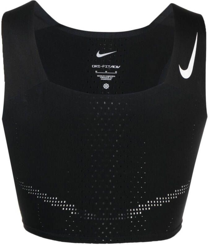 Nike T-shirt met ronde hals Zwart