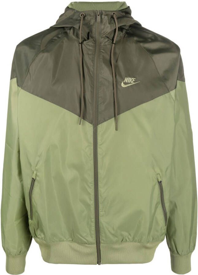 Nike Jack met geborduurd logo Groen