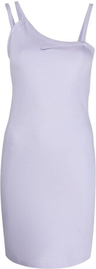 Nike Asymmetrische mini-jurk Paars