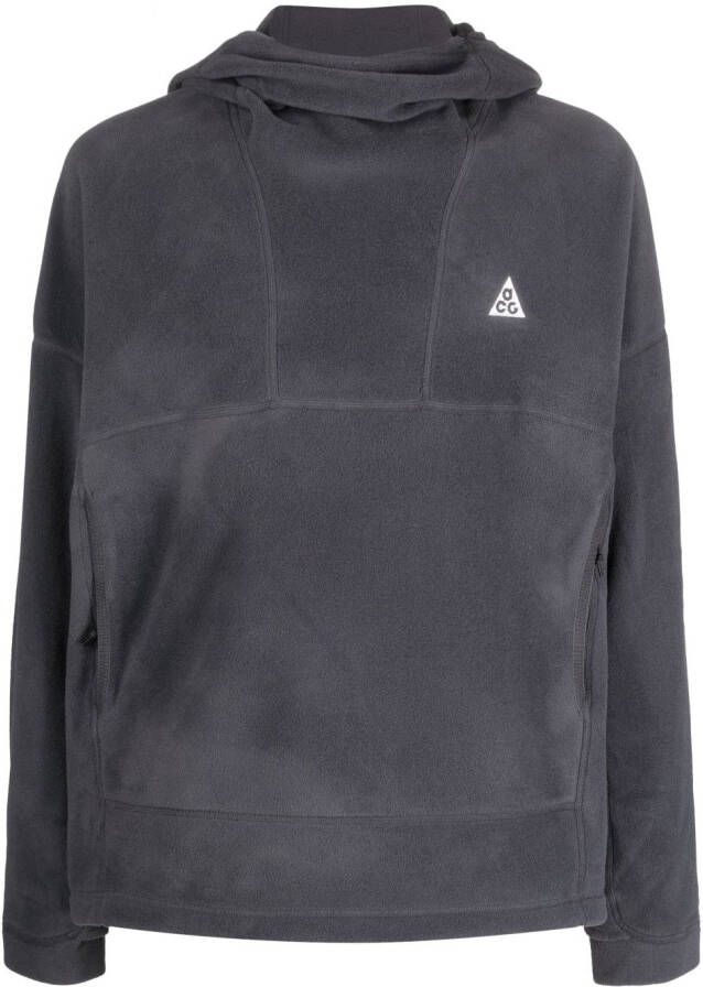 Nike Hoodie met hoge hals Grijs