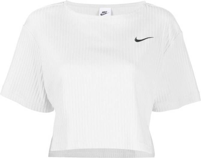 Nike Hoodie met geborduurd logo Grijs