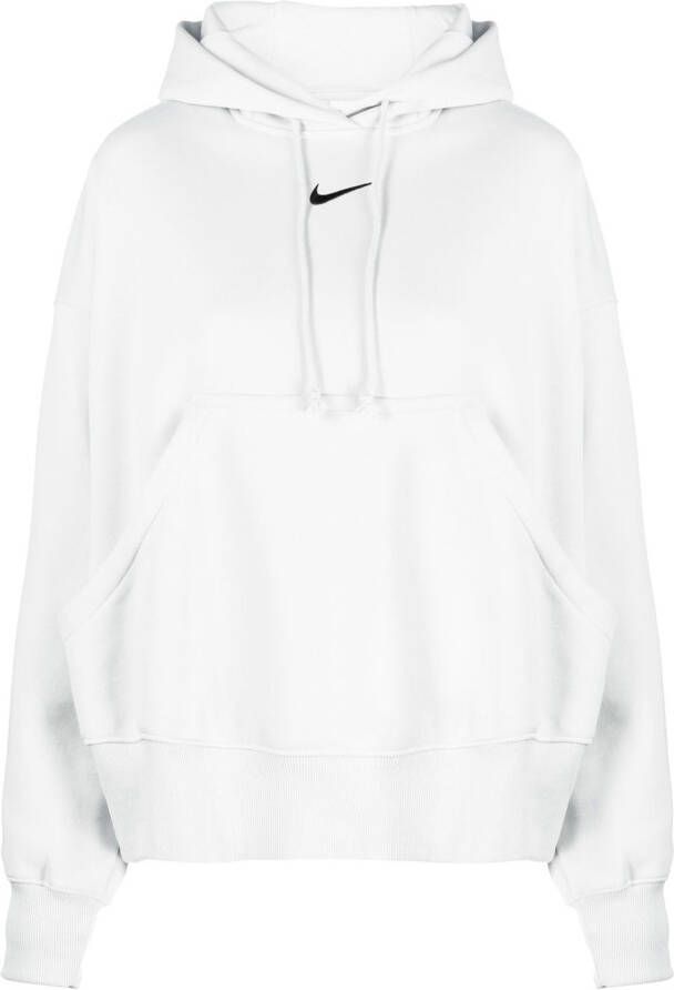 Nike Hoodie met geborduurd logo Grijs