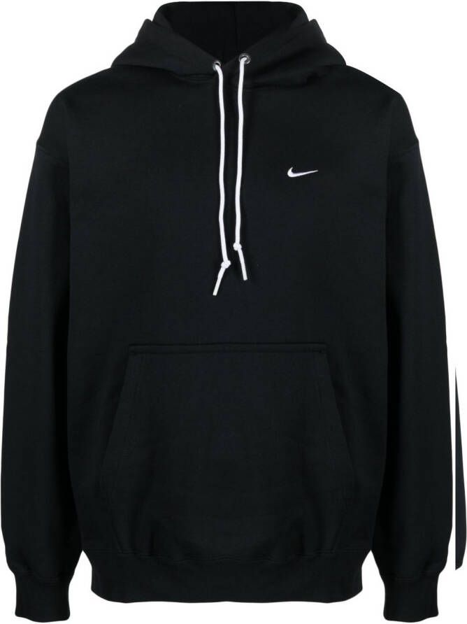 Nike Hoodie met geborduurd logo Zwart