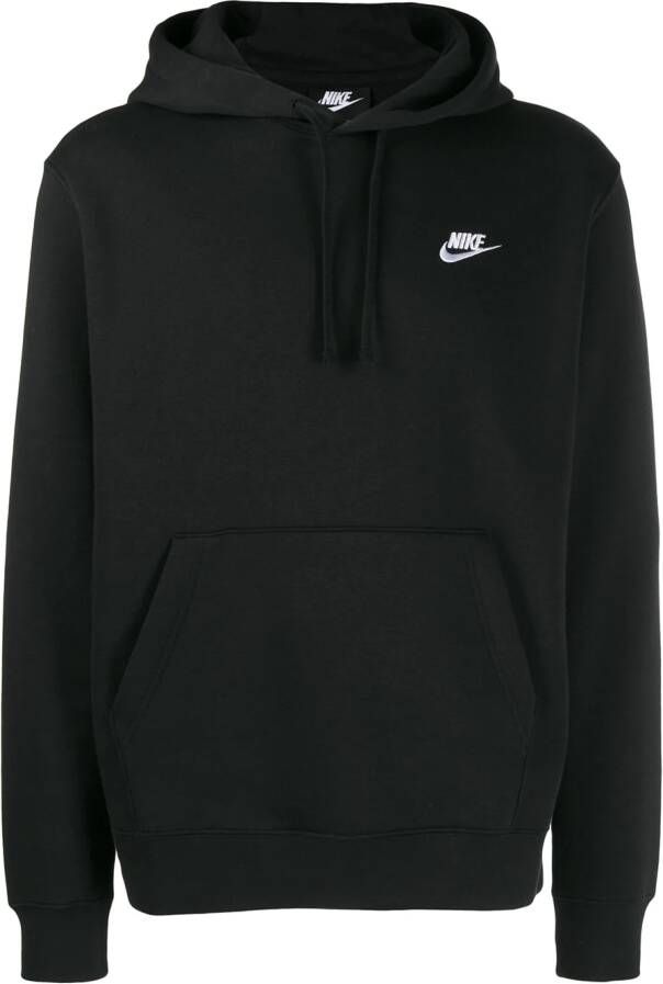 Nike Hoodie met geborduurd logo Zwart