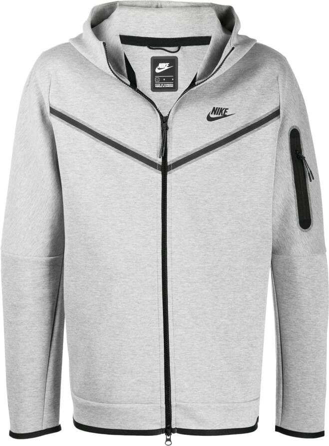 Nike Hoodie met rits Grijs