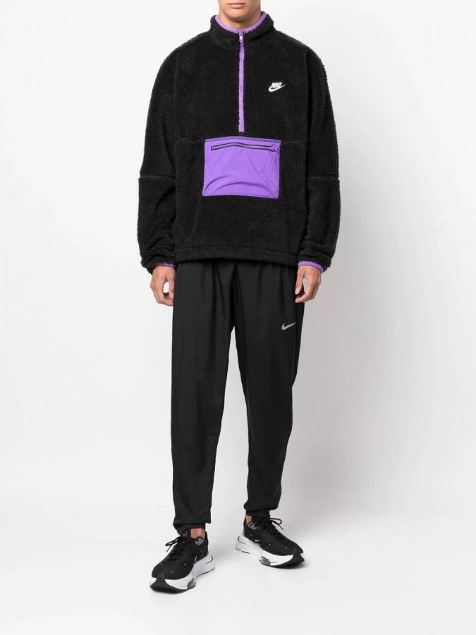 Nike Jack met geborduurd logo Zwart