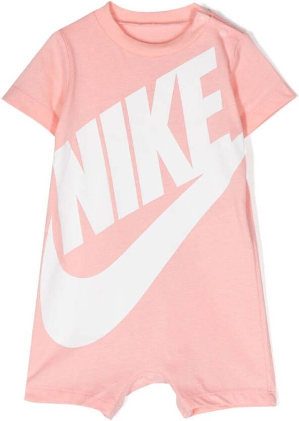 Nike Kids Romper met logoprint Roze