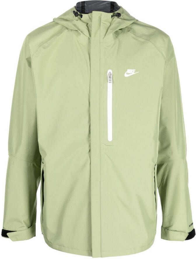 Nike Top met Swoosh-logoprint Zwart