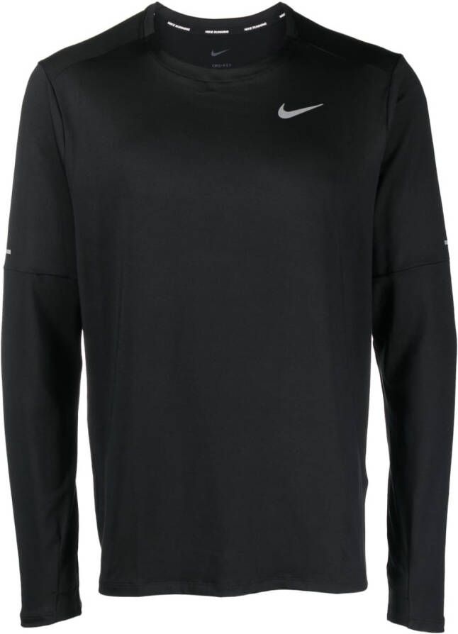 Nike T-shirt met reflecterend detail Zwart