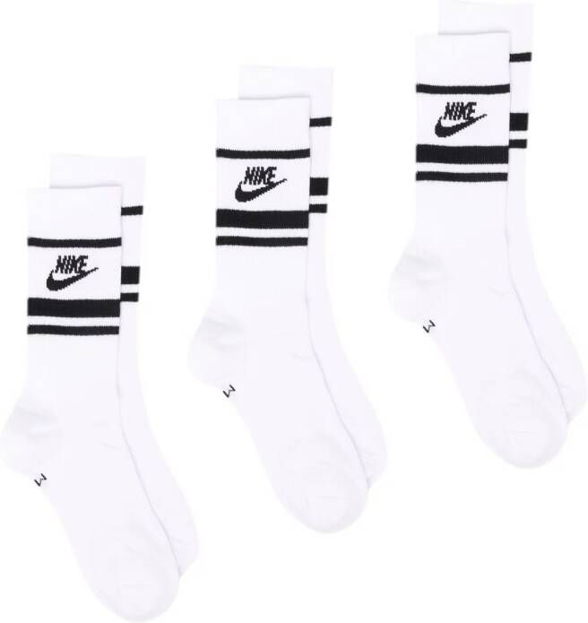 Nike Set van drie paar sokken Wit
