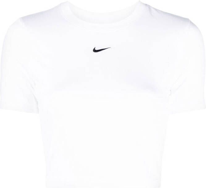 Nike Cropped T-shirt Zwart