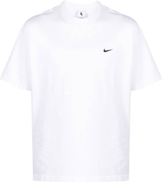 Nike T-shirt met hangende schouders Wit