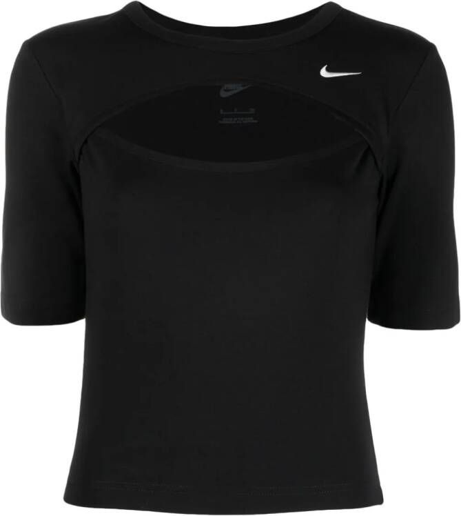 Nike Trainingsbroek met geborduurd logo Zwart