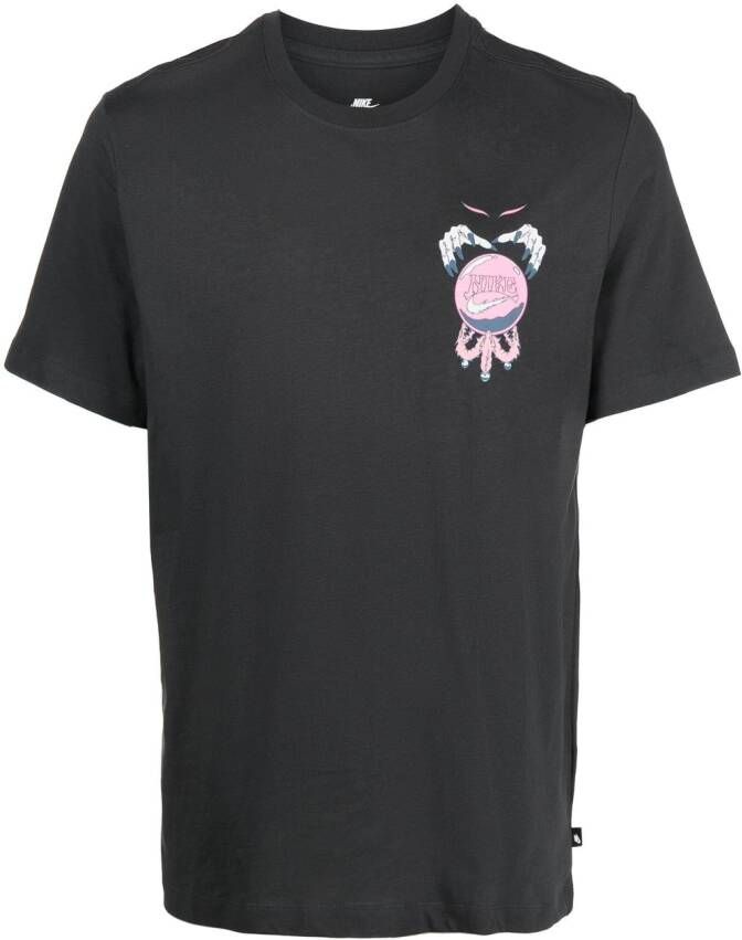 Nike T-shirt met logoprint Grijs