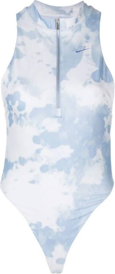 Nike Tanktop met tie-dye print Groen - Foto 4