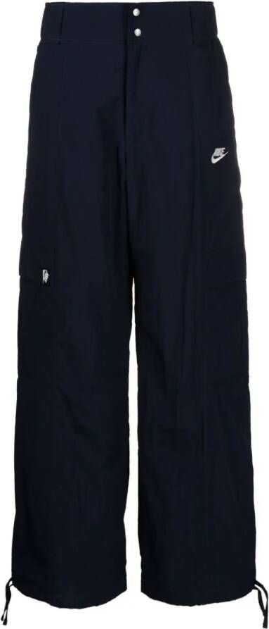 Nike Trainingsbroek met logodetail Blauw