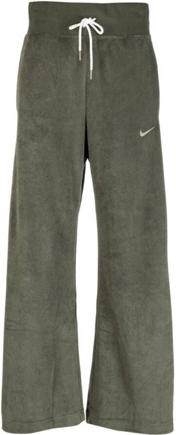 Nike Trainingsbroek met wijde pijpen Groen