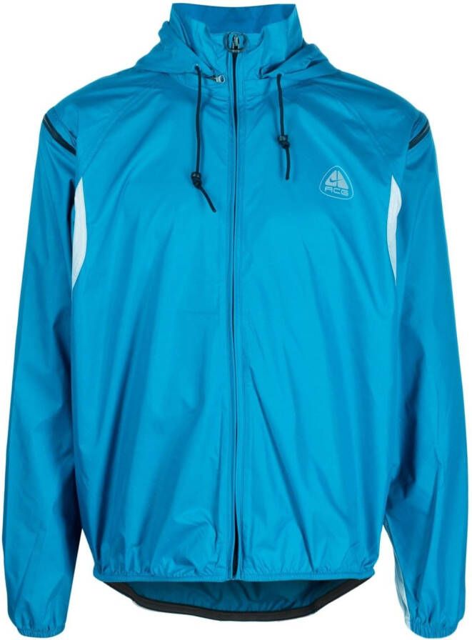 Nike Windjack met vlakken Blauw