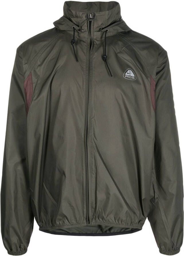 Nike Windjack met vlakken Groen