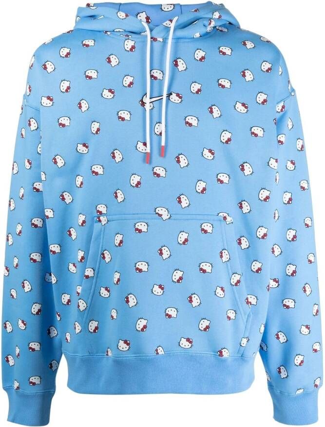 Nike x Hello Kitty T-shirt met logoprint Wit - Foto 3